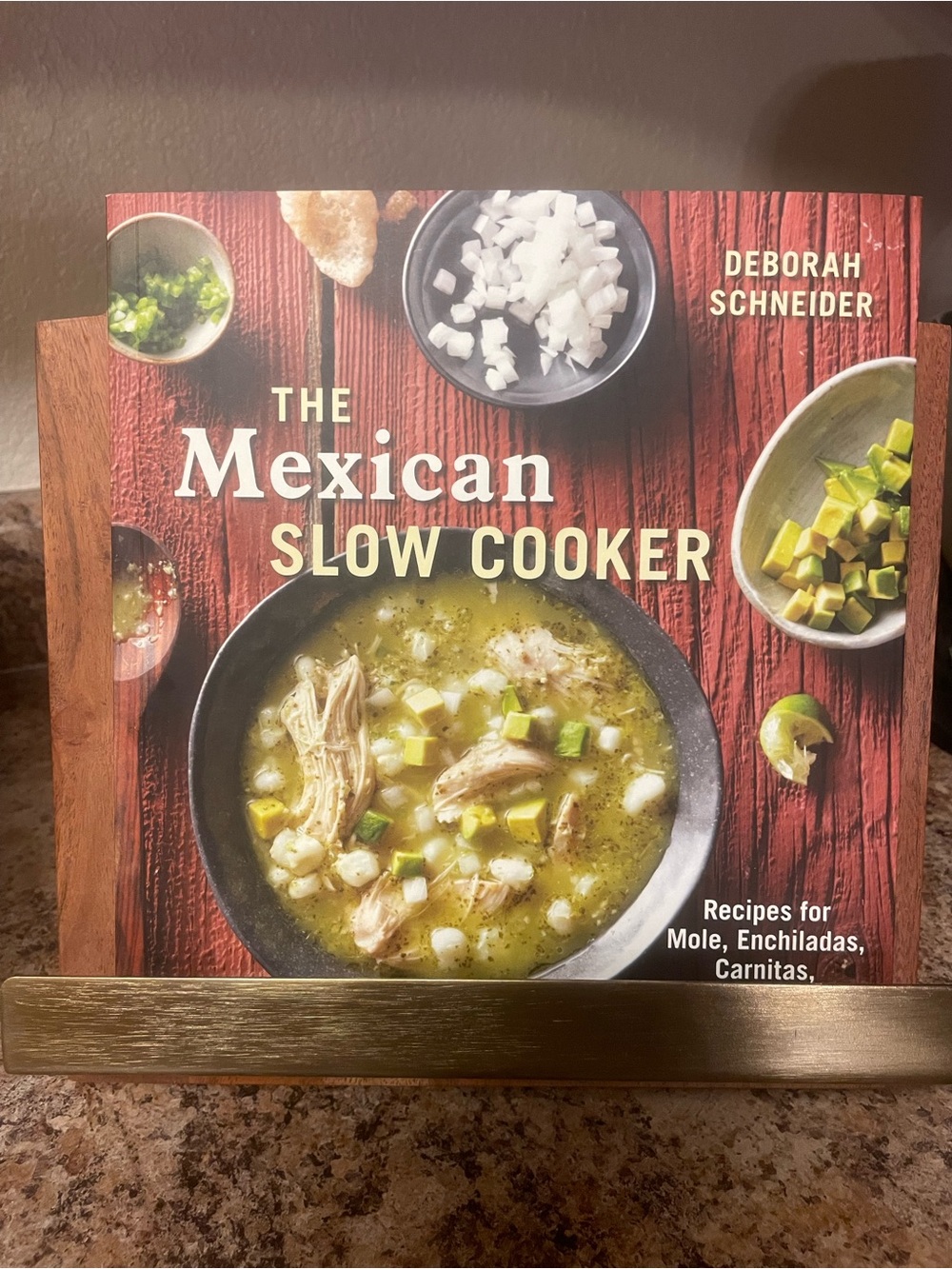 The Mexican Slow Cooker Cookbook by Deborah Schneider - Green & Red Cover